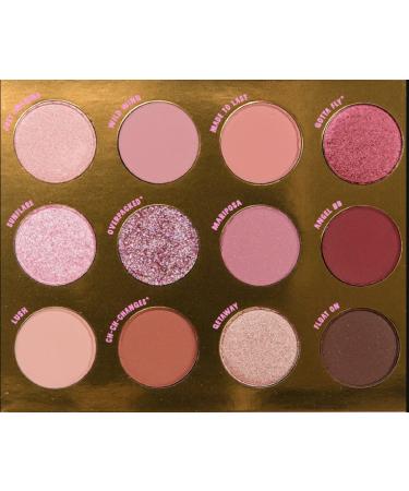 Colourpop Flutter By Eyeshadow Palette (Purples Mauves Pinks Berry Taupe)