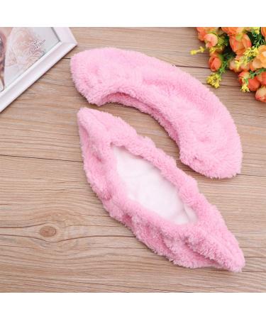 LIOOBO Ice Skates Blade Protectors - 2 Pairs Terry Cloth Blade Socks in Pink | Durable Protection Accessories for Ice Skating - Buy Online on GoSupps.com