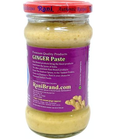Rani Ginger Cooking Paste 10.5oz (300g) Glass Jar - Vegan, Gluten Free, Non-GMO | Indian Origin | 300g (Pack of 1) - Buy Online on GoSupps.com