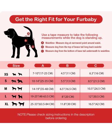 Reusable PET Soft Dog Diapers for Bitches | High-Suction Incontinence Heat Pants - 3 Pieces (Pattern 4 Size S) | International Shipping - Buy Online on GoSupps.com