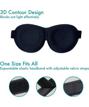 Eye Mask with Eyes Open by Okami - Funny Eye Mask Blackout Sleep Mask with Free Travel Pouch (Men's Eyes) - Buy Online on GoSupps.com