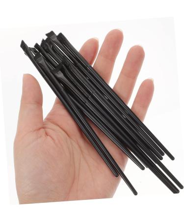 Baluue 12pcs Makeup Eyeshadow Makeup Tool Makeup Eyeshadow Brushes Angled Eyebrow Brush 14.5x0.7x0.5cm Black - Buy Online on GoSupps.com