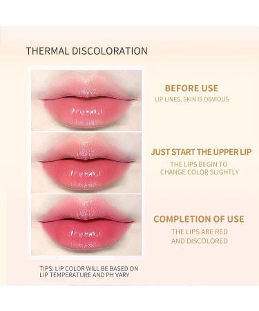 BLUE LOVE Color Changing Lipstick - Gold Foil Crystal Jelly Moisturizer | Long Lasting Peach Pink Lip Gloss (1.16 oz - Buy Online on GoSupps.com