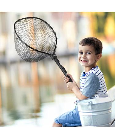 PLUSINNO Fly Fishing Net - 16 x 13 Hoop Size - Soft Rubber Mesh - Catch and Release Net - Buy Online on GoSupps.com