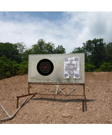 7 inch Adhesive Shooting Targets - 60 Pack - Reactive Self Stick Splatter Paper for Gun, Rifle, Pistol, Airsoft - Shooting Range Practice - Buy Online on GoSupps.com