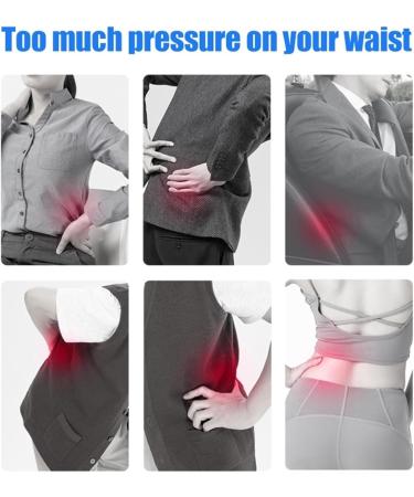 Decompression Lower Back Pain Relief Belt with Adjustable Pillow & Air Massage - Mint Color - Buy Online on GoSupps.com