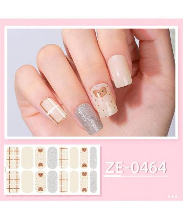 Multicolor Sticker Full Cover Wrap Self Adhesive Manicure Decoration Strip Fashion Sticker Set Ze0452 - Buy Online on GoSupps.com