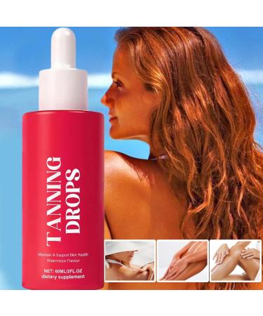  Jukeoiu Self-Tanning Drops | Instant Sun Drops for a Natural Glow - 60ml Liquid Tan to Hydrate Nourish and Illuminate Your Complexion Deeply Without Sun Exposure - Buy Online on GoSupps.com