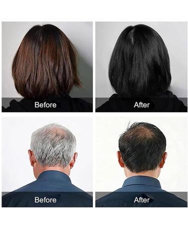 Herbal Shampoo Korea Yaguan Black Hair Shampoo Hair Dye Effective White Hair Turns To Black Instant Black Hair Shampoo for Women Men Lasts 30 Days (1PC- Brown) - Buy Online on GoSupps.com