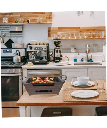 RORPOIR 1pc Oven Nonstick Coating Stove Pan Outdoor Grills Metal Barbecue Rack Grill Plate Grilled Fish Stove Alcohol Bbq Stove Camping Stove Medical Stone Coating Pull-out - Buy Online on GoSupps.com
