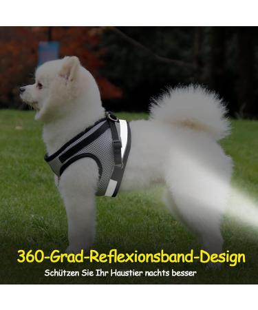 Adjustable Cat Leash Set with Reflective Stripes - Polyester Cat Vest & Dishes for Kittens & Dogs | International Shipping - Buy Online on GoSupps.com