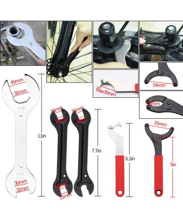 44pcs Professional Bike Tool Kit for Mountain & Road Bike Maintenance | Quality Bicycle Repair Set in Black Storage Case - Buy Online on GoSupps.com