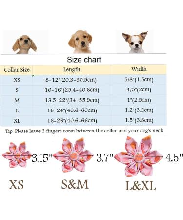 Adjustable Dog Collar with Removable Flower | Halloween Pink Pumpkin Hedgehog Design - XS Size - Buy Online on GoSupps.com