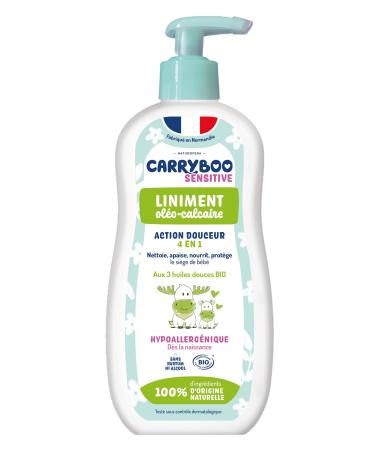 CARRYBOO - Liniment Ol o-calcaire aux 3 huiles Bio - Flacon pompe 450ml - Switch