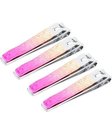 Stainless Steel Nail Clippers Comfortable Grip Electroplating Fingernail Tool for Precise Trimming at Home - Buy Online on GoSupps.com