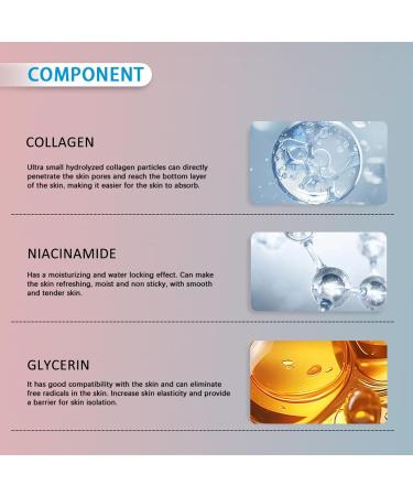 Collagen Mask Overnight Collagen Face Mask - Deep Collagen Anti Wrinkle Lifting Mask Collagen Overnight Face Mask - Hydrating Face Masks Beauty Sheet Mask Overnight Collagen Face Mask (3) - Buy Online on GoSupps.com