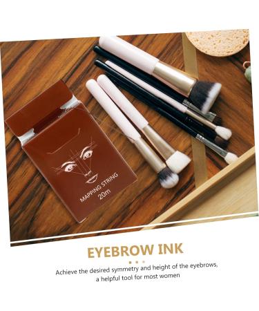 Beavorty Microblading Eyebrow Ink 5 Boxes Ruler Ink Eye Eyebrow Locating Ruler Draw a Line Positioning Ruler 6.10X4.60X1.80CMx5pcs Light Brownx5pcs - Buy Online on GoSupps.com