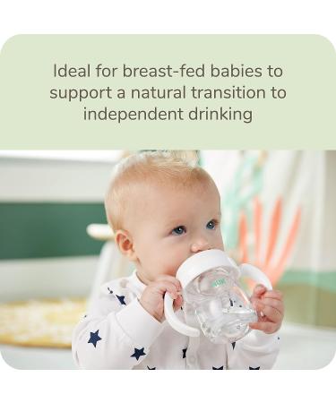 NUK Simply Natural Learner Cup 5 oz. | Baby Sippy Cup - Compatible with NUK Simply Natural Bottle - Buy Online on GoSupps.com