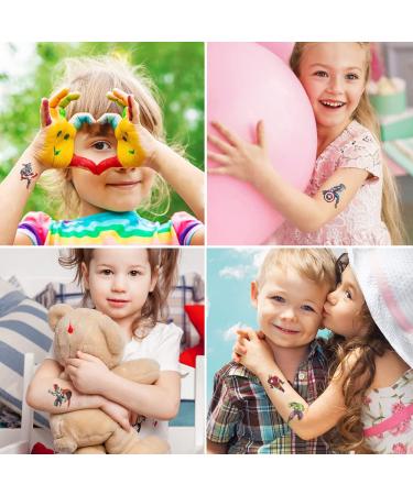 60PC Superhero Temporary Tattoos for Kids - Party Favors, Fake Stickers, Birthday Supplies - Buy Online on GoSupps.com