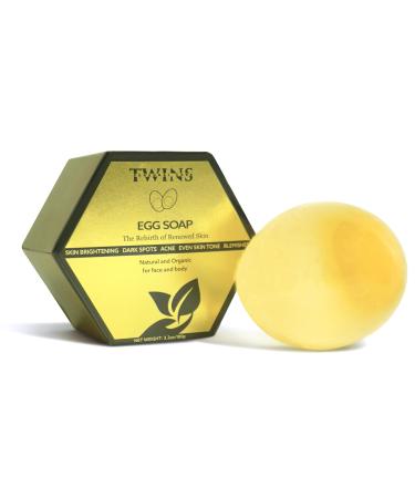 Egg Soap Luxurious Handmade Egg Shaped with Kojic & Hyaluronic Acid Soap Natural ingredients