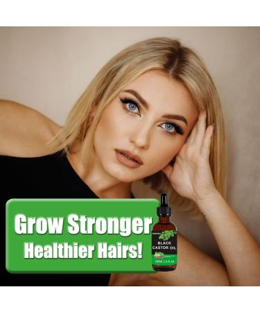 Organic Black Castor Oil 120ml - Cold Pressed Unrefined for Hair Eyelash & Skin Care - Moisturizing & Growth - Buy Online on GoSupps.com