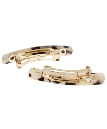 France Luxe Mini Rectangle Barrette Set of 2 - Ivory Tokyo - Classic French Design - Buy Online on GoSupps.com