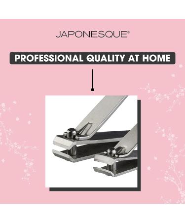 JAPONESQUE Salon Quality Fingernail & Toenail Clippers Set - Sharp Blades - Buy Online on GoSupps.com