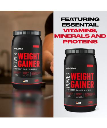 Body Attack Power Weight Gainer Vanilla - 1.5 kg | Premium Protein for Muscle Growth | International Shipping Available - Buy Online on GoSupps.com