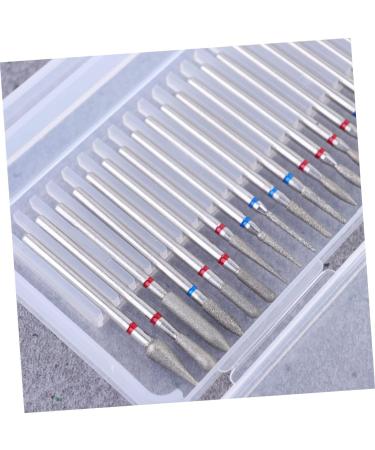 minkissy 1 Box Acrylic Nail File Drill Bit Cylinder Head Nail Art Kit Grinding Head for Nail Grinding Head Polisher Nail Care Polishing Drill Nail Goue Nail Drill To Rotate Manicure Suite - Buy Online on GoSupps.com