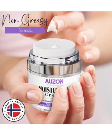 Moisturizing Face Cream with Hyaluronic Acid | Natural Hydrating Facial Moisturizer for All Skin Types | Intensive Hydration with Plant Extracts - Buy Online on GoSupps.com