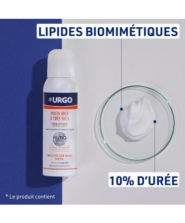 Urgo - Nourishing Filmomousse 125 ML - Relipidant foam cream for dry to very dry feet that intensely nourishes and reduces roughness - No greasy or sticky effect - Buy Online on GoSupps.com