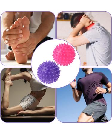 DSLSQD Acupressure Ball & Ring Set - 2 Hedgehog Massage Balls for Stress Relief & Hand Relaxation - International Shipping - Buy Online on GoSupps.com
