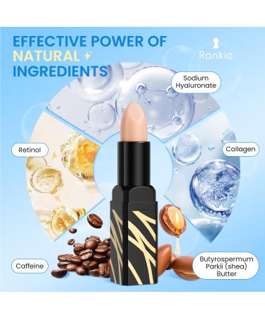 RONKIE Caffeine Eye Cream for Dark Circles: Caffeine Eye Stick - Smooth Fine Lines and Hydrate Eye Area - Buy Online on GoSupps.com