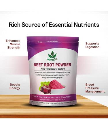Nutranix Natural Beet Root Powder For Improves Heart Health & Support Blood Pressure Level - 227 gm - Buy Online on GoSupps.com