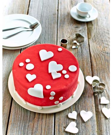 Red Fondant for Cake Decorating - Palm Oil-Free Gluten-Free Perfect for Roses & Figures - 250g Pack - Buy Online on GoSupps.com