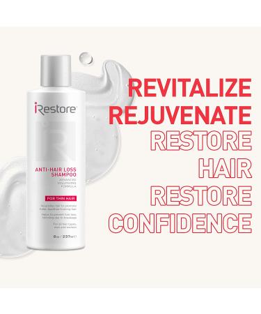 iRestore Biotin Anti Thinning Shampoo for Hair Growth - Men & Women - 8 Ounce - Buy Online on GoSupps.com