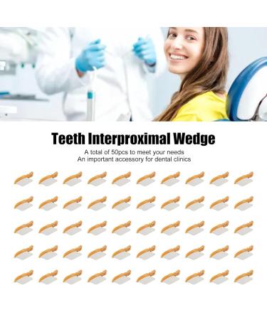 50 Pack Dental Orthodontic Interproximal Wedges - Stainless Steel Heat Matrix Tool for Clinics - Buy Online on GoSupps.com