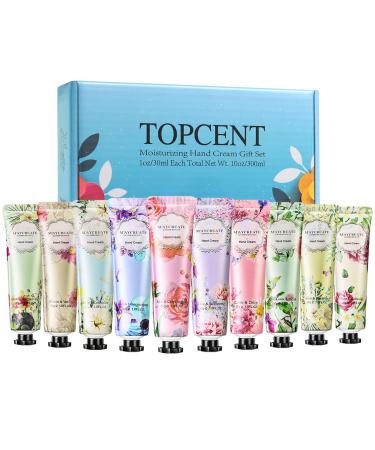 Moisturizer Hand Cream Set, 10PCS Plant Fragrance Hand Cream for Hand Care, Hand Lotion Enriched with Plant Essence More Conducive to Repair Anti Aging Anti Chapping, 30ml/Piecse (PACK OF 10)