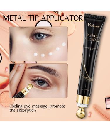 Retinol Eye Cream for Dark Circles and Puffy Eyes - Anti Aging Treatment for Men and Women - 20ml - Buy Online on GoSupps.com
