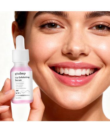 gtalmp PHA 5% Exfoliating Lip Serum - Gentle Overnight Treatment for Dry Flaky Lips Hydrating Lip Exfoliator & Primer for Smoother Softer & Plump-Looking Lips (1) - Buy Online on GoSupps.com