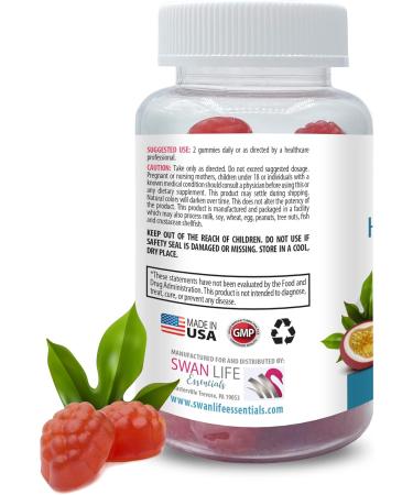 Boost Your Beauty Routine - HAIR SKIN & NAILS GUMMIES - Vitamins A B C D E PABA Collagen Passion Fruit Antioxidant biotin Nourish Healthy Hair Growth Strong Nails 1 Bottle 60 Gummies - Buy Online on GoSupps.com