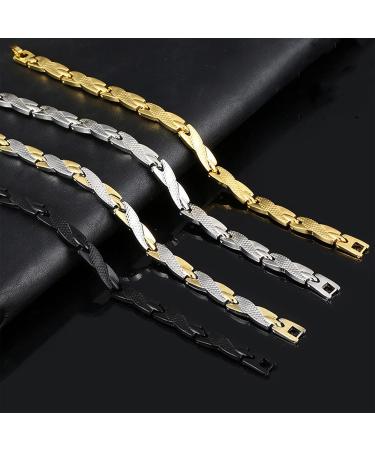 WDYY Elegant Magnetic Therapy Bracelet for Weight Loss & Fatigue Relief - 4PCS Slimming Bracelet for Men & Women - Buy Online on GoSupps.com