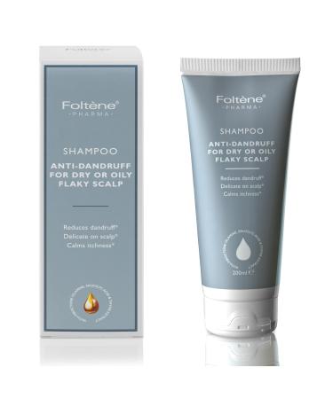 Foltene Anti-Dandruff Shampoo Maximum Strength Treatment Formulated for Dandruff - For Dry Itchy Oily Scalp - Stronger Healthier Hair for All Types - Daily Therapy - 6.76 Fl.oz