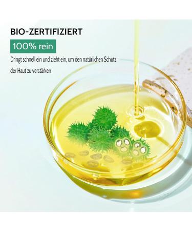 Hair Oil Organic Castor Oil for Hair Growth Natural Castor Oil for Body Hair Nails Eyebrows - Buy Online on GoSupps.com