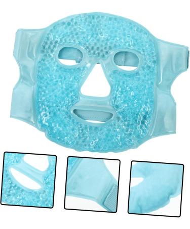 Healvian Reusable Facial Gel Mask Facial Gel Mask Sleeping Mask Facial Mask Skin Care For Women 20x19cm blue - Buy Online on GoSupps.com