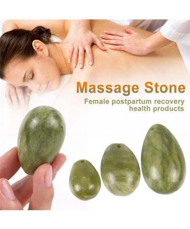 Buy Natural Watermelon White Yoni Jade Egg - Crystal Stone Fitness Device for Muscle Lift & Massage - Buy Online on GoSupps.com