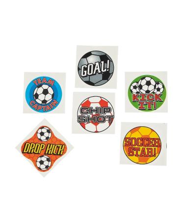 Fun Express Temporary Soccer Tattoos (6 Dozen)