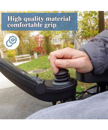 Wheelchair Joystick Button Cap Joystick Controller Knob 1Set Joystick Controller Knob and Gaiter Wheelchair Joystick Button Cap Black Joystick Knob Button Controller for Electric Wheelchair - Buy Online on GoSupps.com