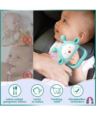 Bite Ring Baby Toy - BPA-Free Dental Aid for 0-12 Months | Glove Teething Ring & Nursing Accessories - Buy Online on GoSupps.com