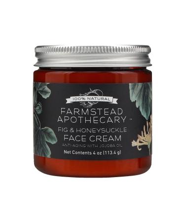 FARMSTEAD APOTHECARY Fig And Honey Face Cream  4 OZ Fig & Honeysuckle